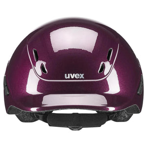Uvex Kidoxx Dekor Riding Hat - Burgundy - Equisafety