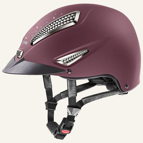 UVEX perfexxion II grace Riding Hat - burgundy - Equisafety