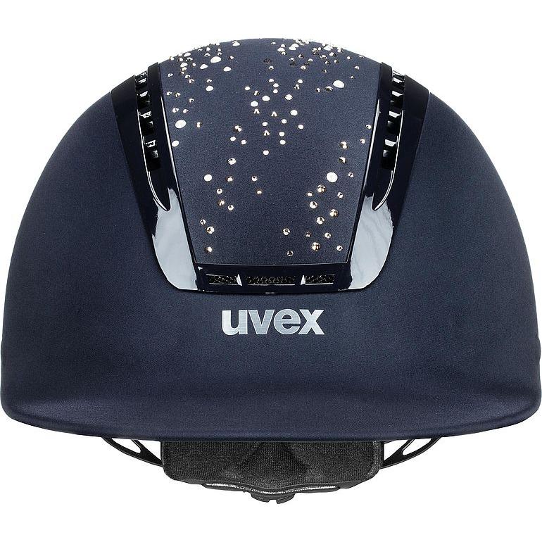 UVEX suxxeed diamond Riding Hat - Navy Rose - Equisafety