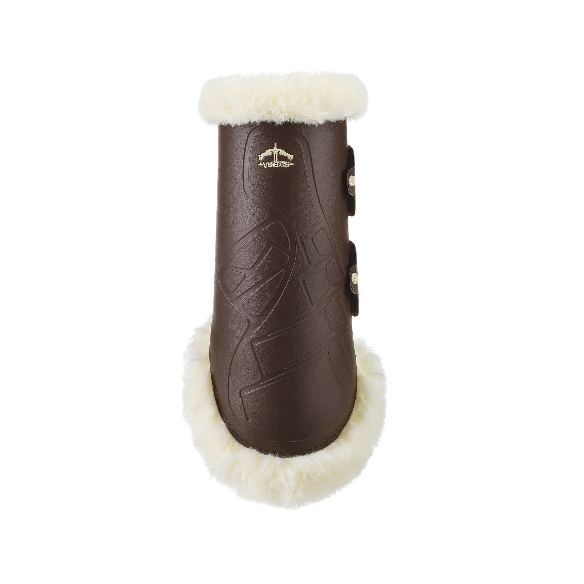 Verdus TR PRO Training Boot - Horse Front Leg - Techno Sheepskin - Brown - Equisafety