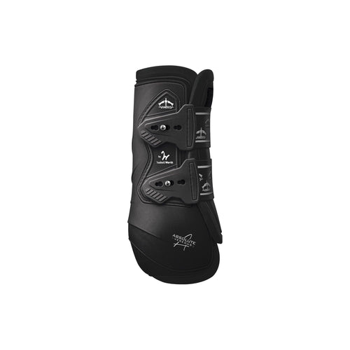 Veredus Absolute Front Leg Elastic Horse Brushing Boot - Lightweight/Breathable - Black - Equisafety