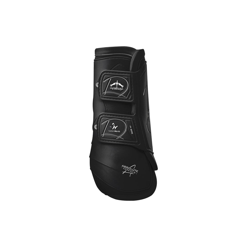 Veredus Absolute Front Leg Velcro Horse Brushing Boot - Lightweight/Breathable - Black - Equisafety