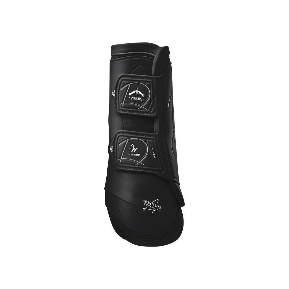 Veredus Absolute Rear Leg Velcro Horse Brushing Boot - Lightweight/Breathable - Black - Equisafety