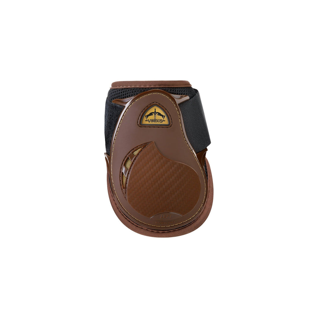 Veredus Grand Slam Young Jump - Rear Fetlock Boots - Young Horse - Brown/Gold - Equisafety