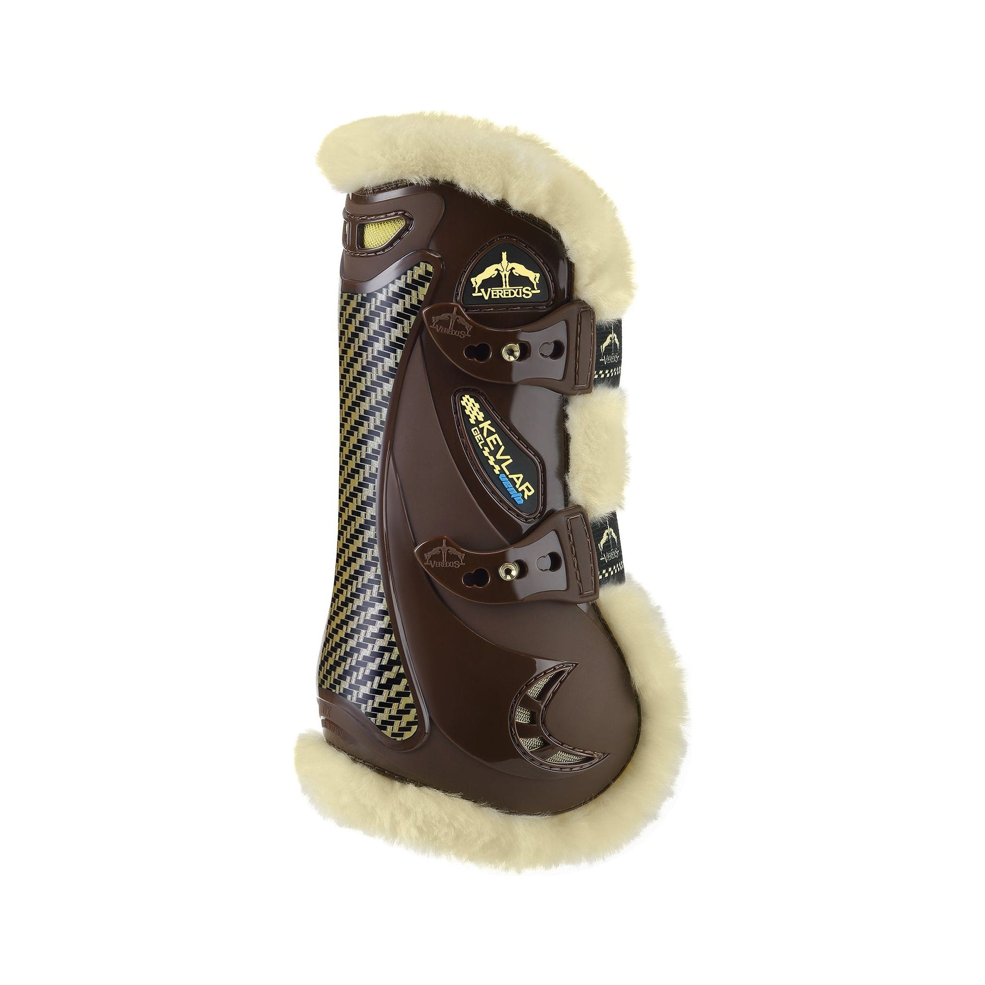 Veredus Kevlar Gel Vento Tendon Boots - Front leg - Horse - Brown - Equisafety