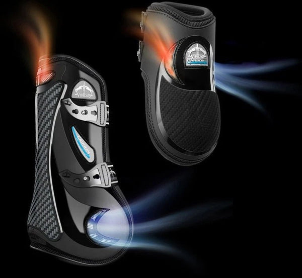 Veredus Tendon Boots Carbon Gel Vento Color Edition - Light Blue - Equisafety