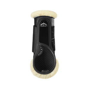 Veredus TRC Vento Training Boot Horse Rear Leg - Techno Sheepskin - Black - Equisafety