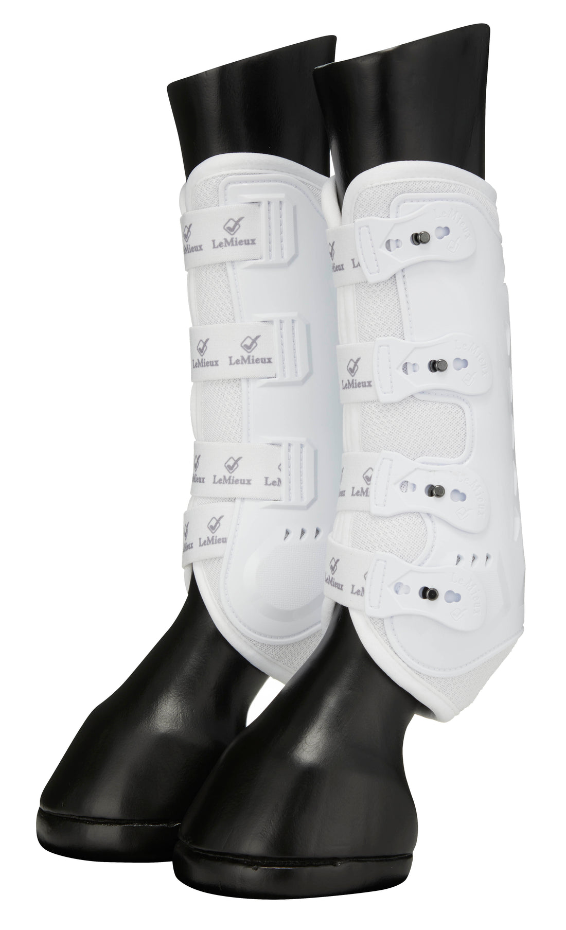Le Mieux Ultra Mesh Snug Boots White Hind 