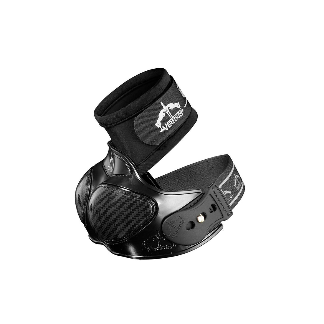 Veredus Carbon Shield Overreach Boots- Heel Protection - Black