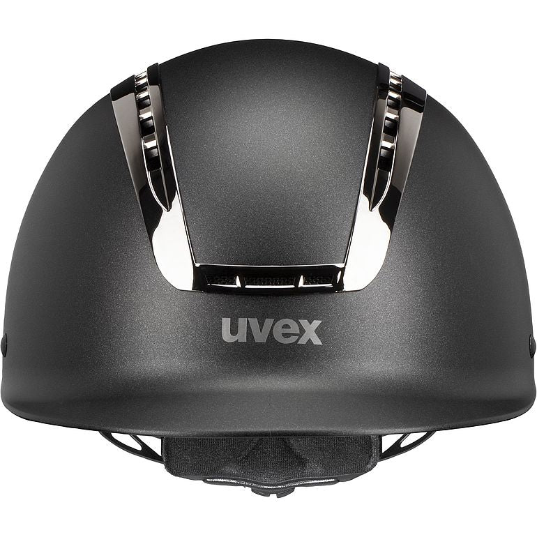 UVEX suxxeed chrome Riding Hat - black matt/metal