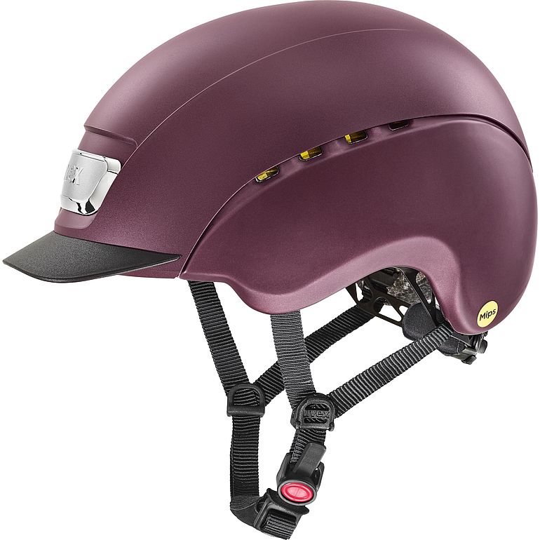 UVEX elexxion MIPS Riding Hat - burgundy matt