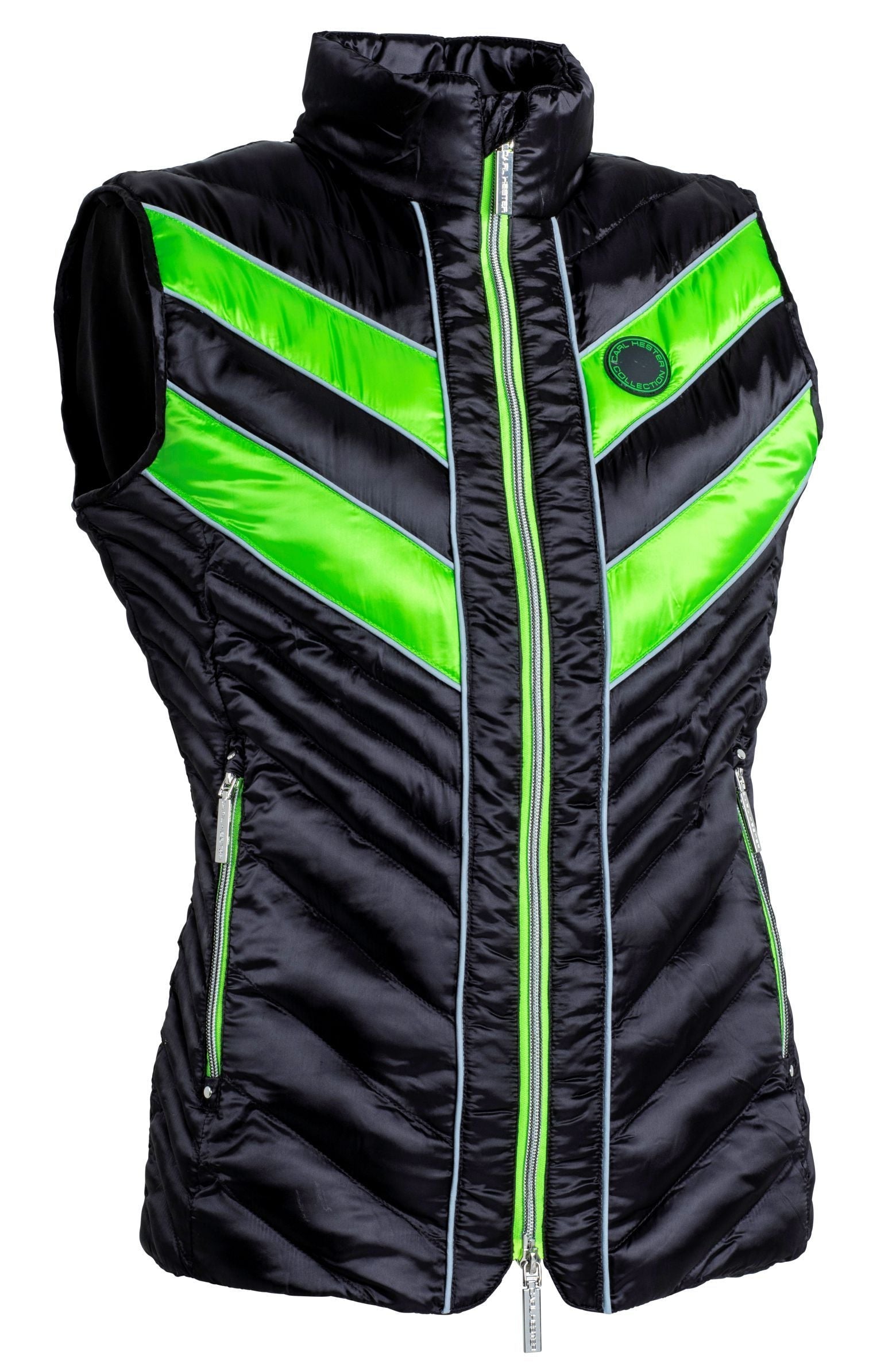 Carl Hester Collection Azar Quilted Gilet - Rider Comfort - Green