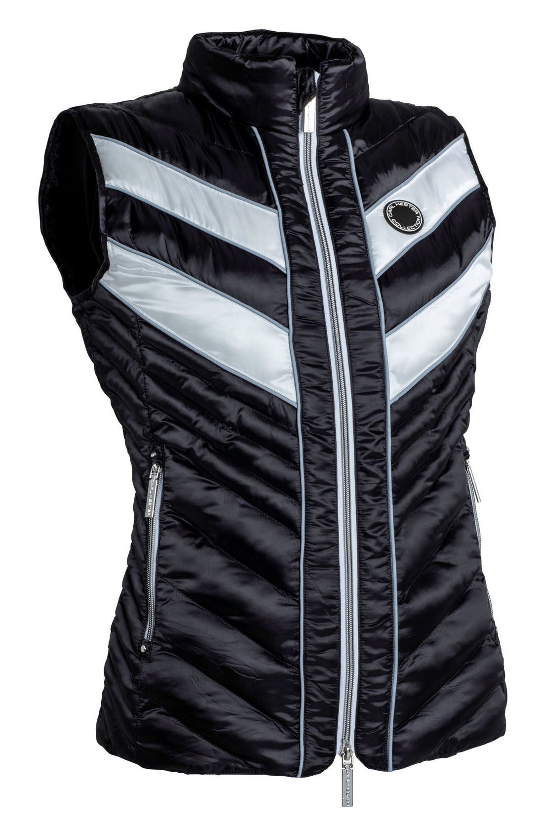 Carl Hester Collection Azar Quilted Gilet - Rider Comfort - White