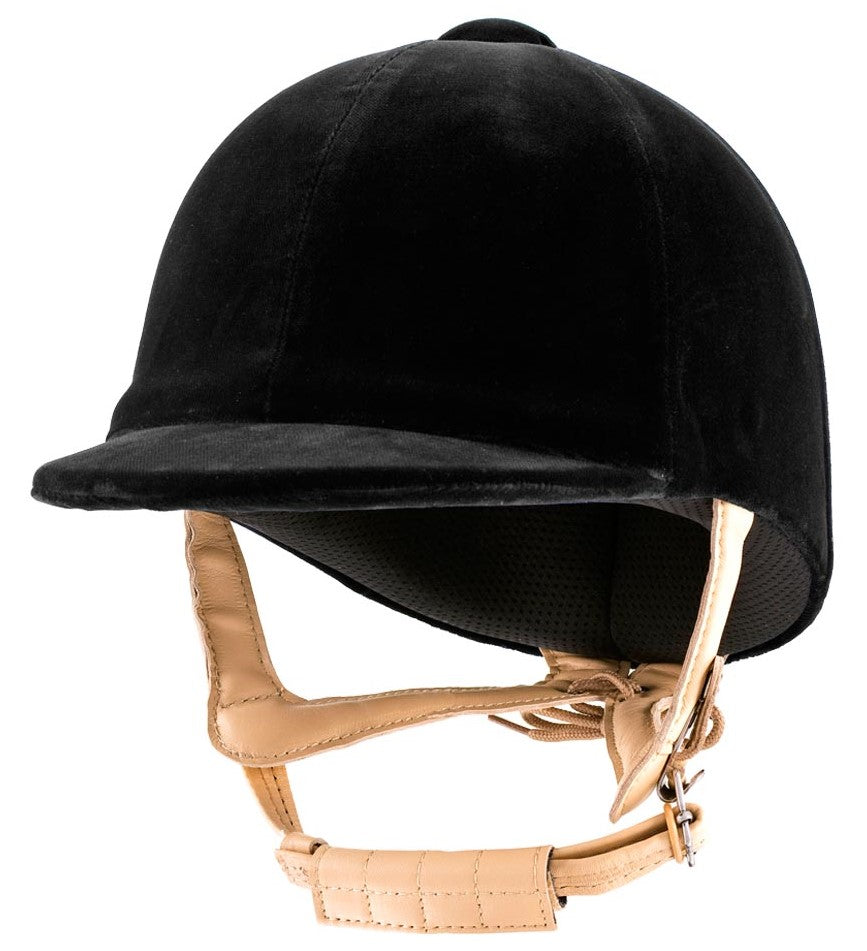 Champion CPX Supreme Velvet Riding Hat - Black