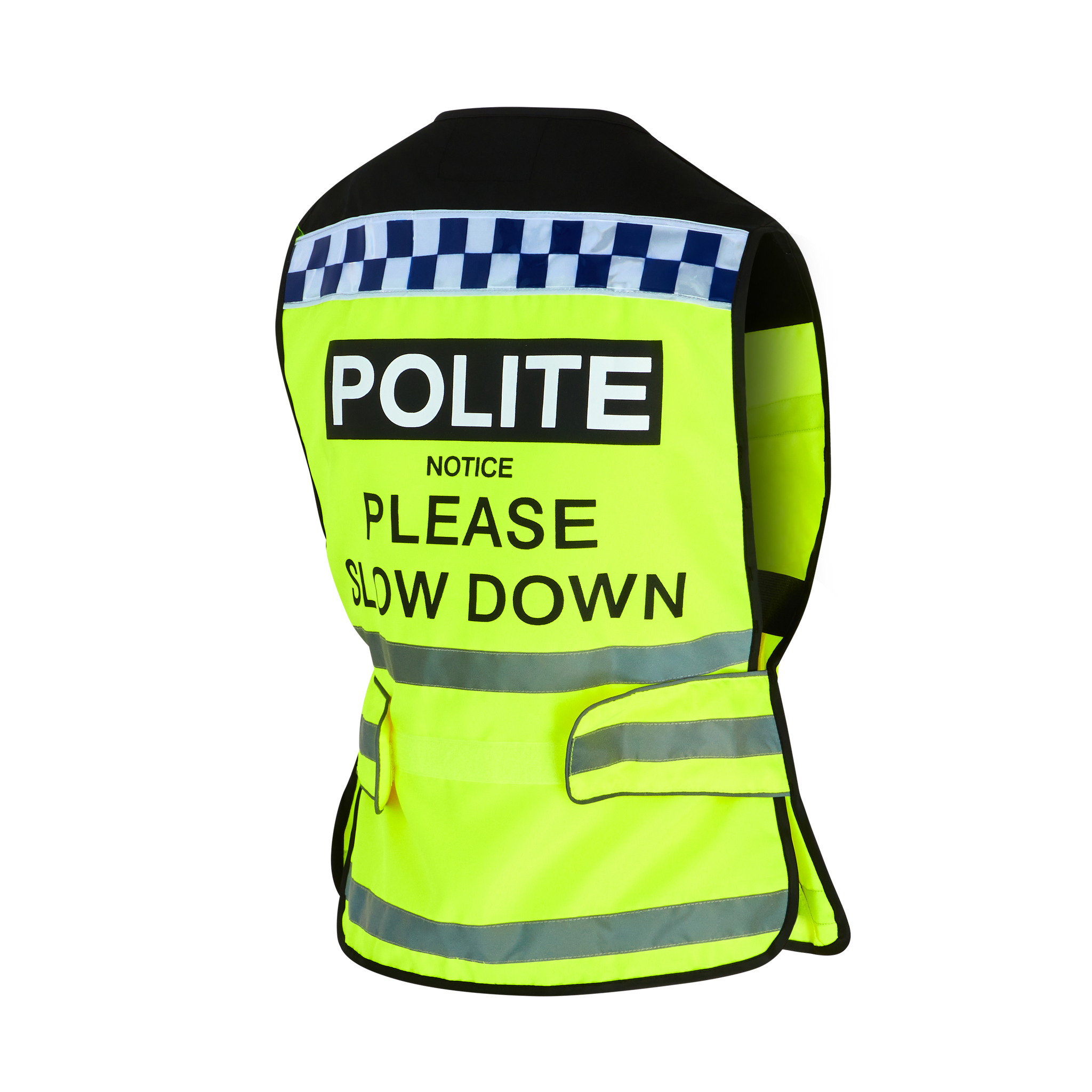 Equisafety POLITE Horse Waistcoat - Please Slow Down