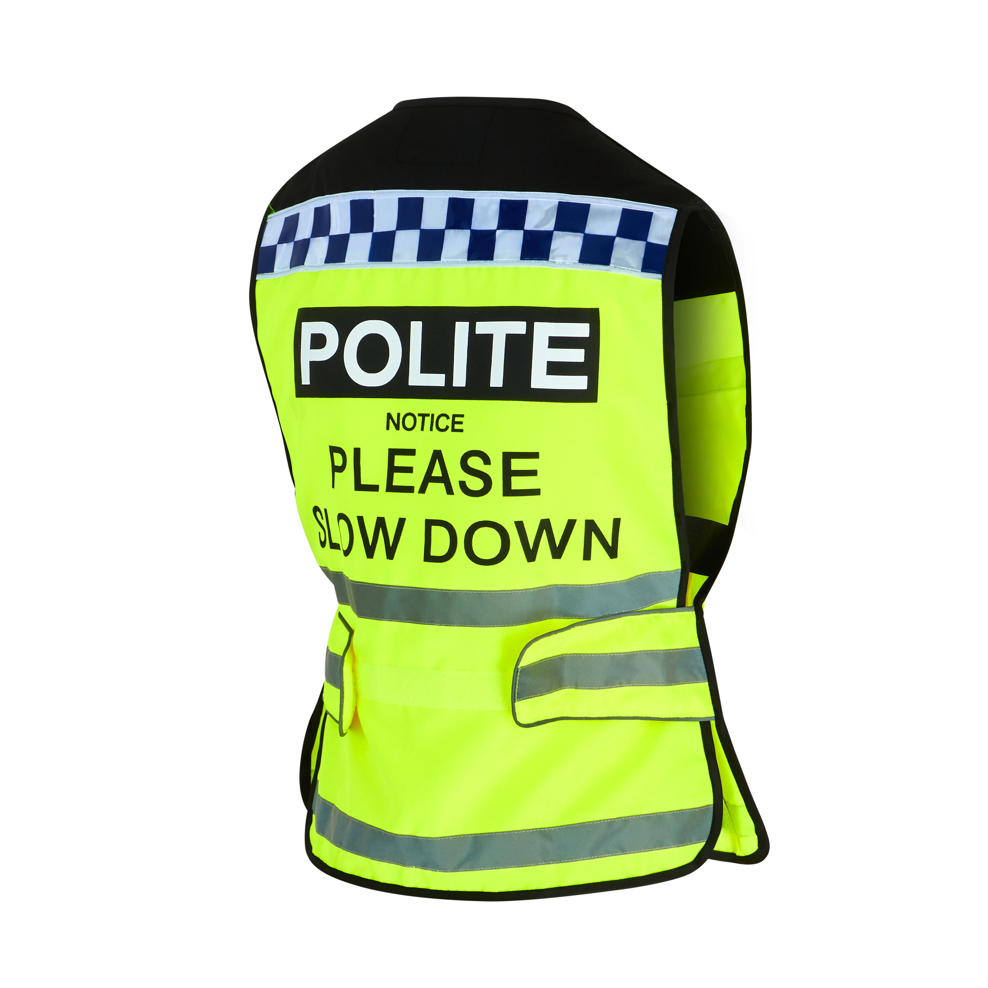 Equisafety POLITE Horse Waistcoat - Please Slow Down