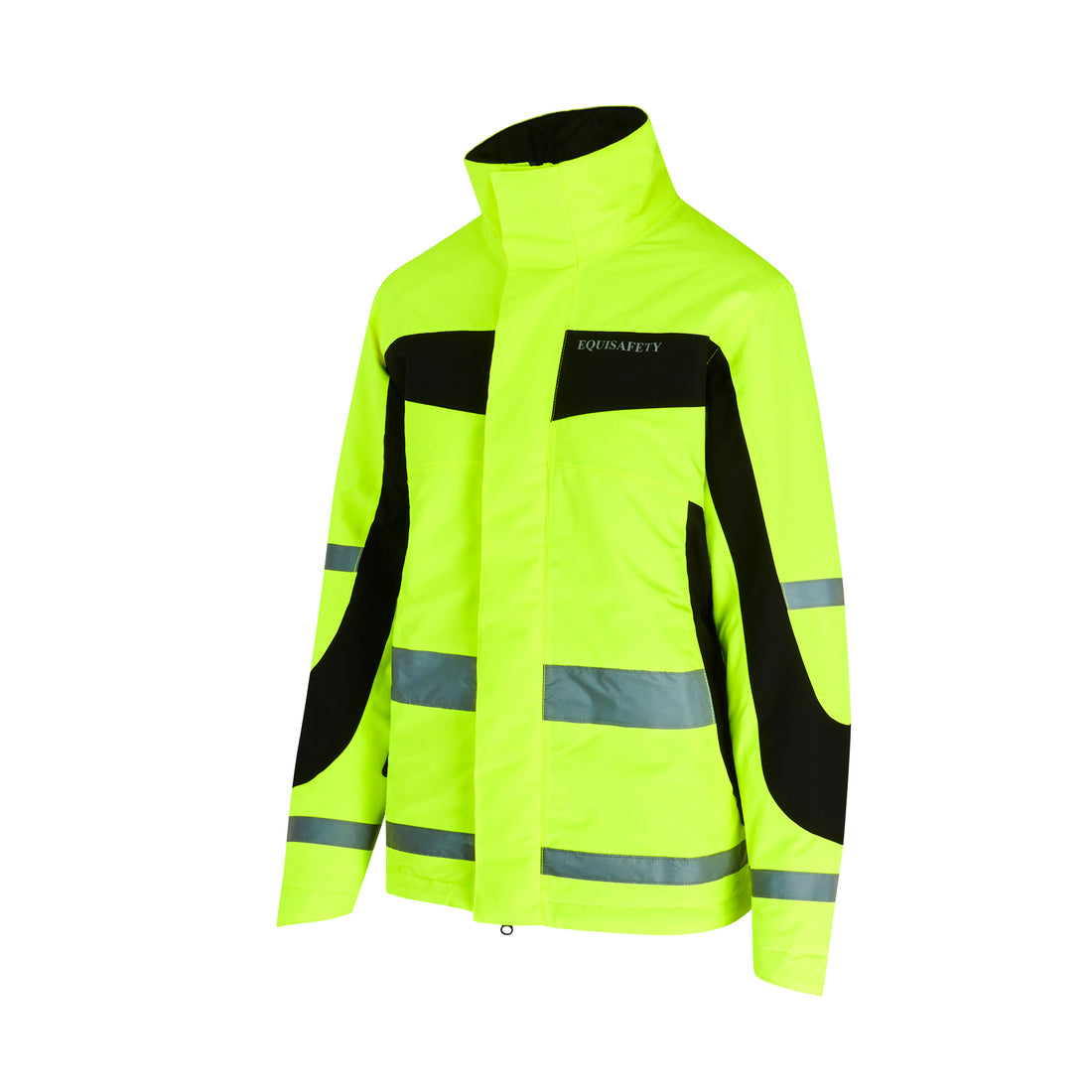 Equisafety Hi Vis Winter Inverno Equestrian Riding Jacket - Yellow