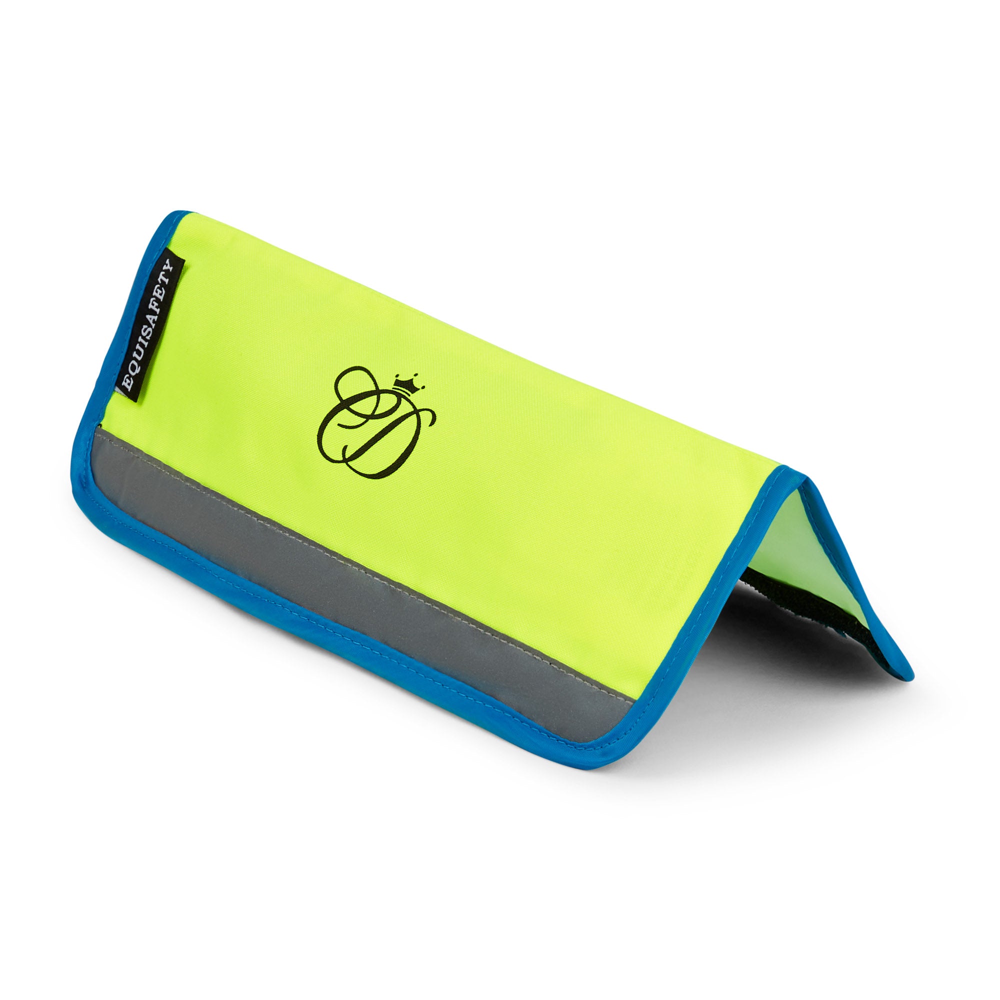 Equisafety Multi Coloured Hi Vis Nose Band - Green/Yellow 
