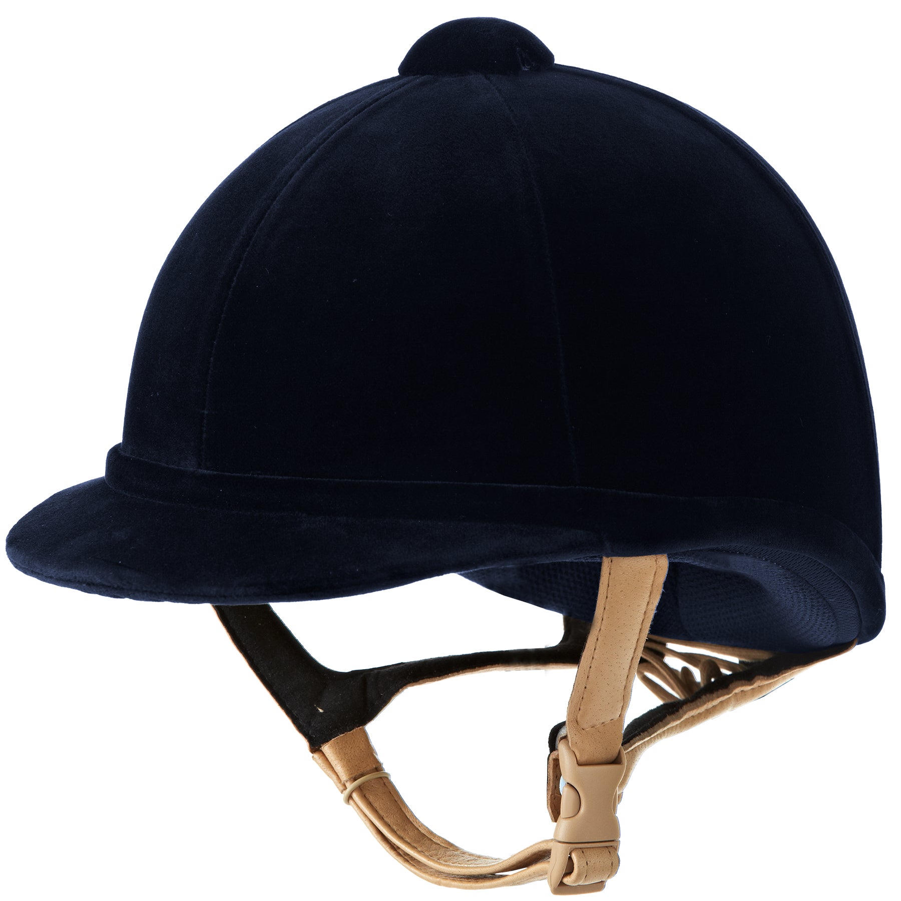 Charles Owen Hampton Velvet Riding Hat Navy