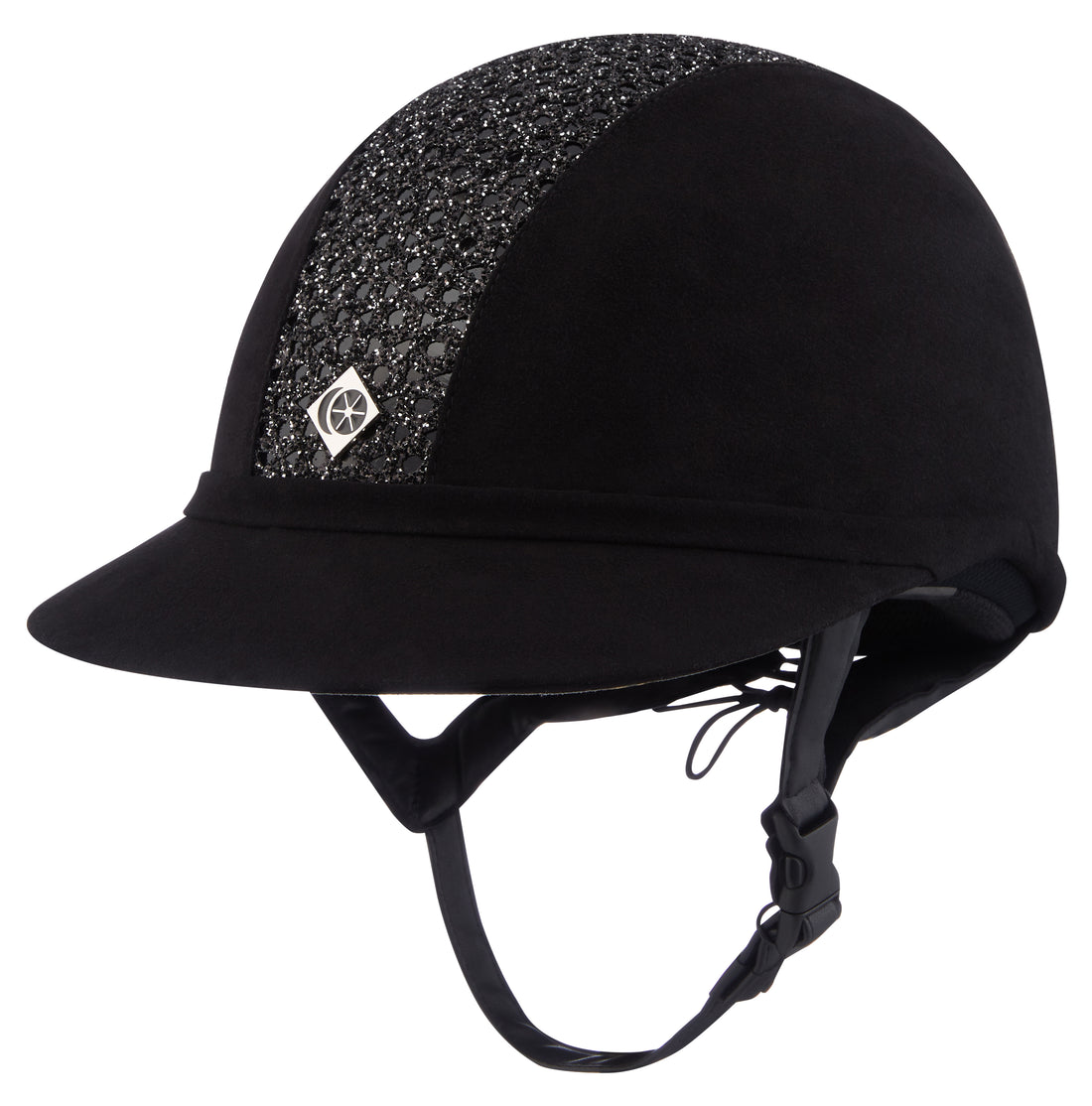 Charles Owen SP8 Plus - Riding Hat - Sparkly Black 
