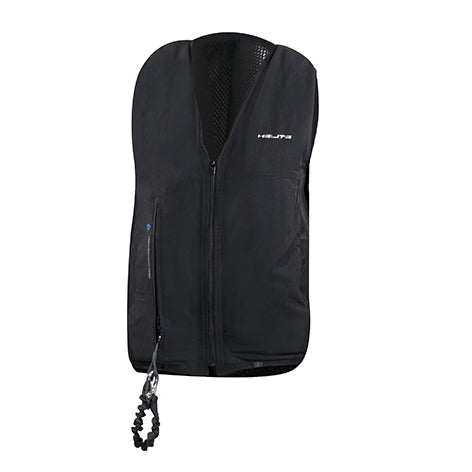 Helite Zip In 2 Airbag Vest - Rider Airbag Protection - Black