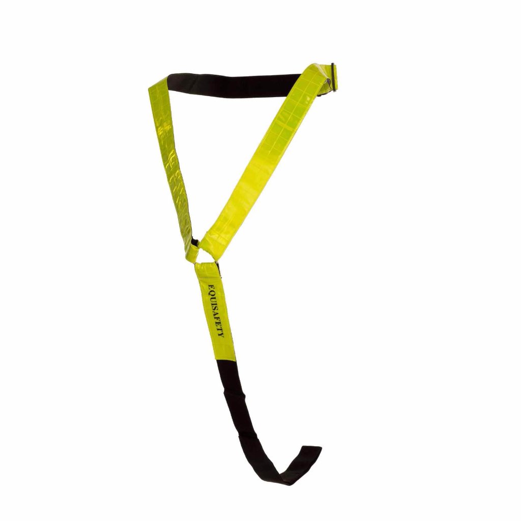 Equisafety Reflective Horse Wear Neck Band- Yellow 